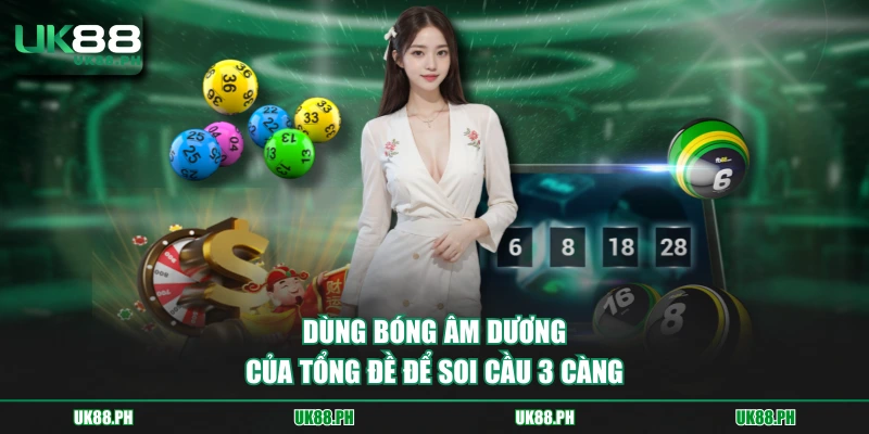 Dùng bóng âm tương của tổng đề để soi cầu 3 càng